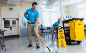 Office cleaning services for commercial facilities