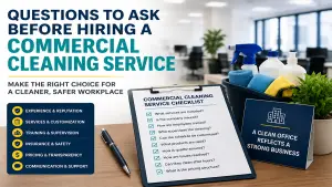 Questions to Ask Before Hiring a Commercial Cleaning Service