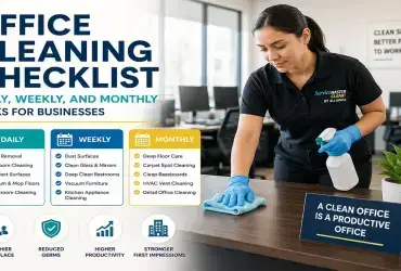 Office cleaning checklist for businesses